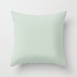 Pastel Green Art Throw Pillow