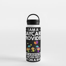 Daycare Provider Childcare Babysitter Thank You Water Bottle