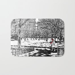 If You Really Want to Hear About It... Bath Mat | Nature, Architecture, People, Illustration 