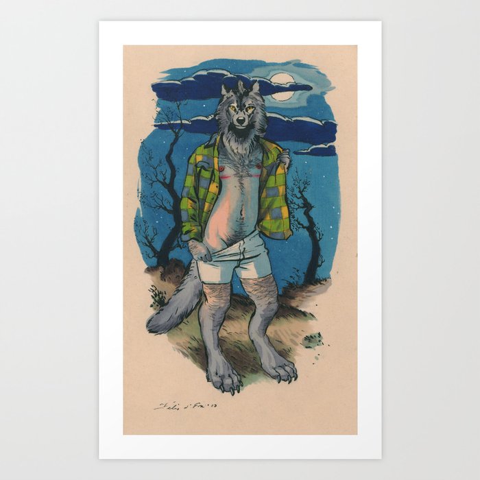 The Werewolf Art Print