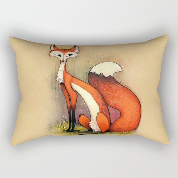 Foxy Rectangular Pillow