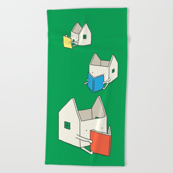 Every house has it's own story Beach Towel
