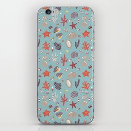 Sea Shells and Coral iPhone Skin
