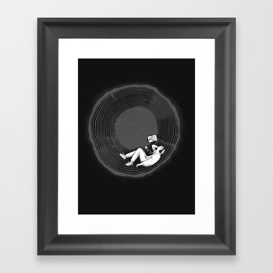 Feel calm and peaceful Framed Art Print