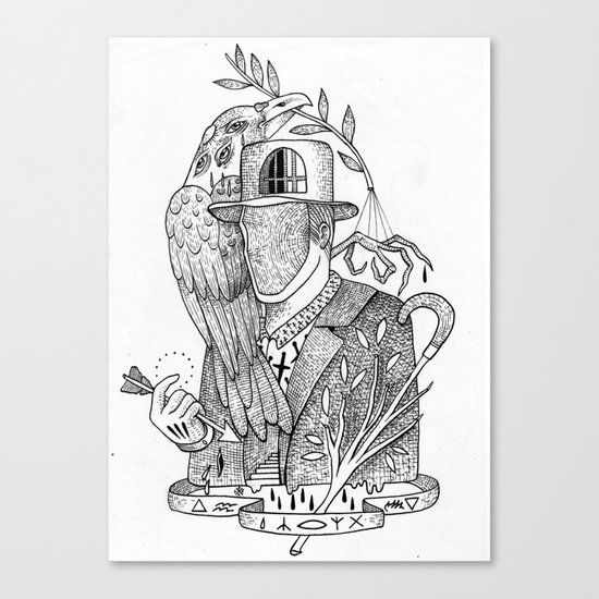 Y X /\ Canvas Print