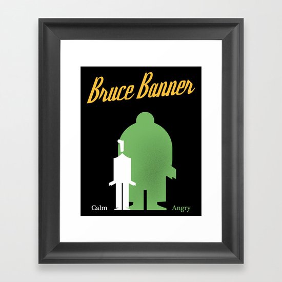 Loupot Spirit - Hulk Framed Art Print