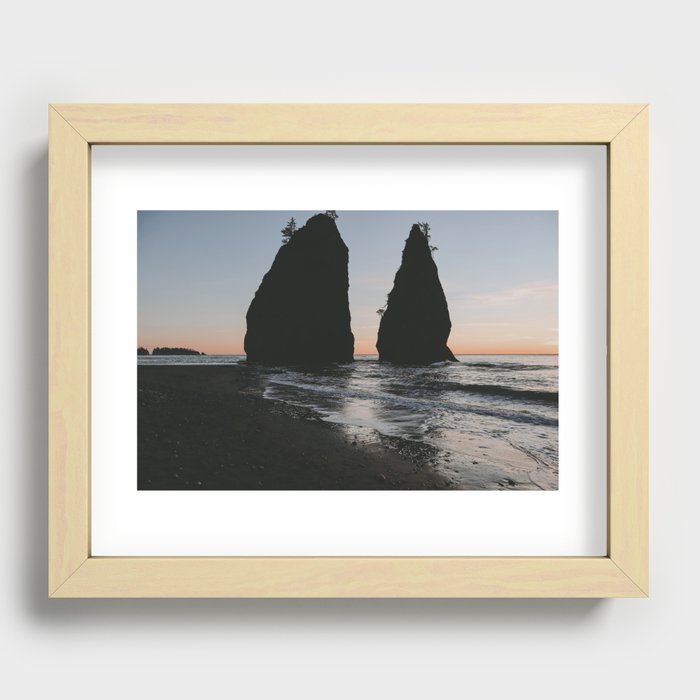 Sunset Seas Recessed Framed Print