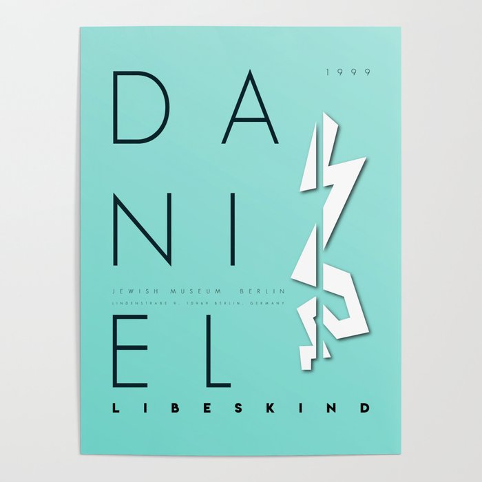 Daniel Libeskind JEWISH MUSEUM BERLIN ART Poster