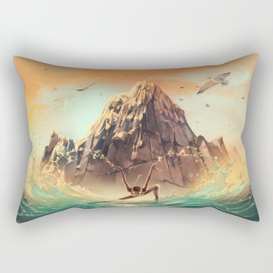 CAPRICORN from the Dancing Zodiac Rectangular Pillow