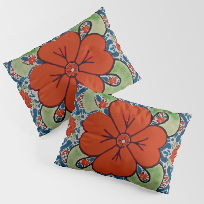 talaveramexican tile Pillow Sham