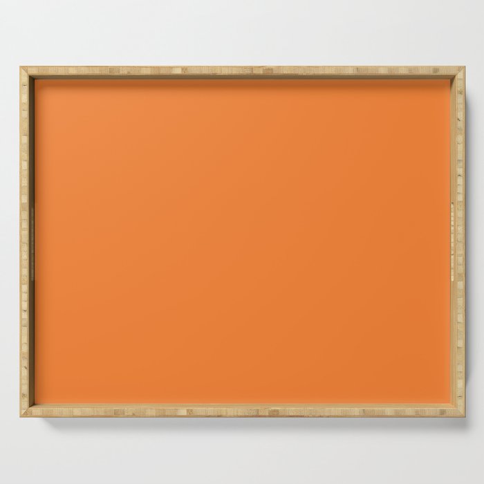 Tangerine - Solid Color Collection Serving Tray