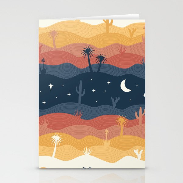 Desert Sand and Sky Stationery Cards