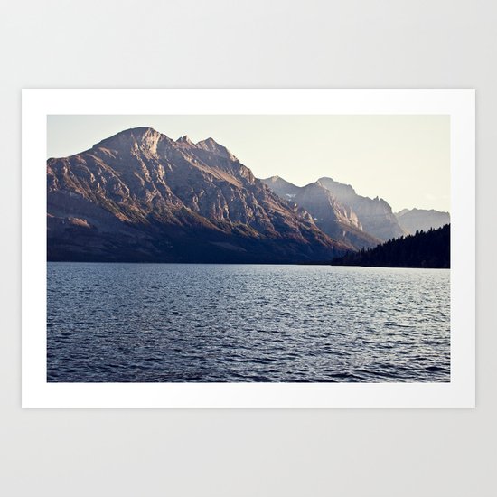 Blue Mountain Lake Art Print