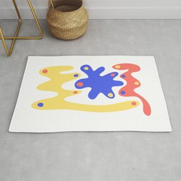 Primary Color abstract Rug