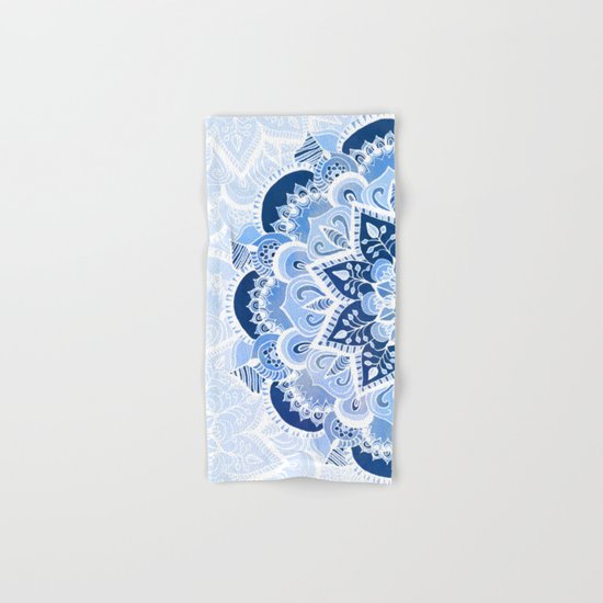 Lacy Blues Hand & Bath Towel