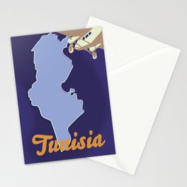 Tunisia Vintage travel poster. Stationery Card
