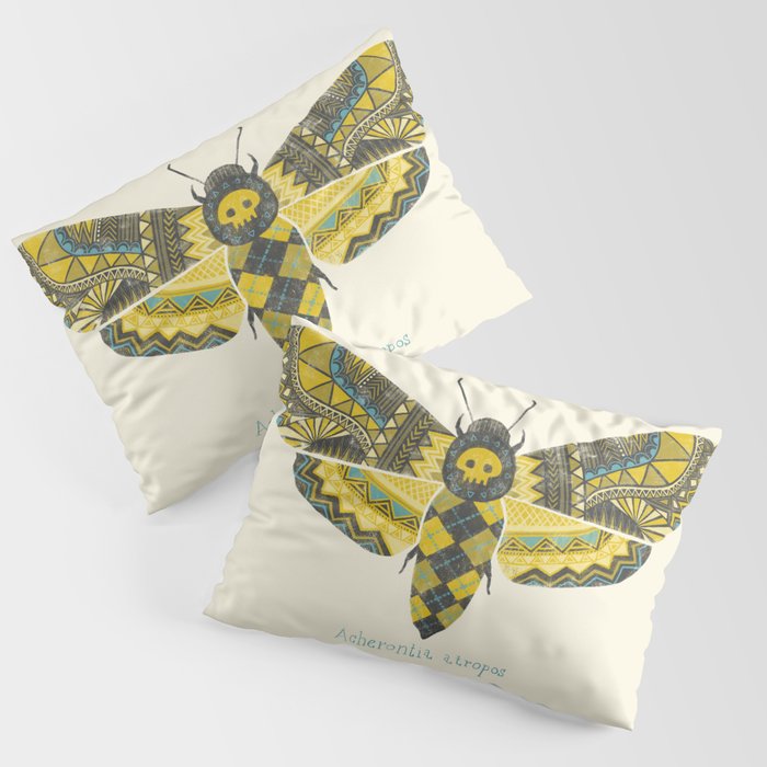 "Acherontia atropos" Moth Pillow Sham