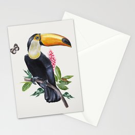 Pastel Toucan Stationery Cards