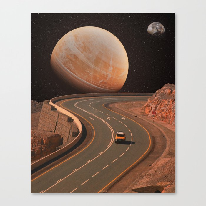 WRONG WAY. Canvas Print