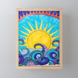 Active Sunscape Framed Mini Art Print