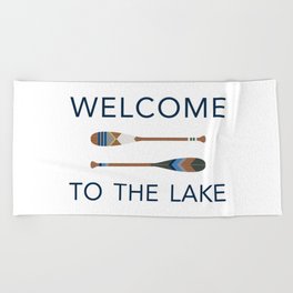 Welcome to the Lake Beach Towel