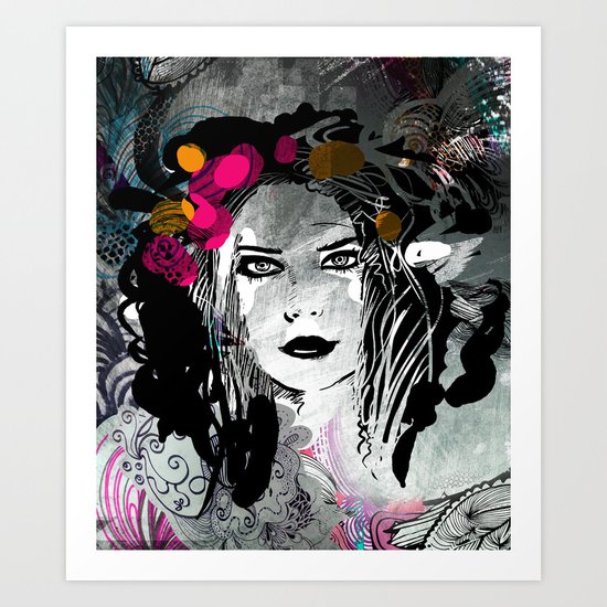 Black Art Print