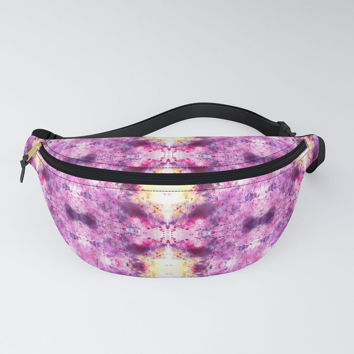 Purple Tye-Dye Kaleidoscope Fanny Pack