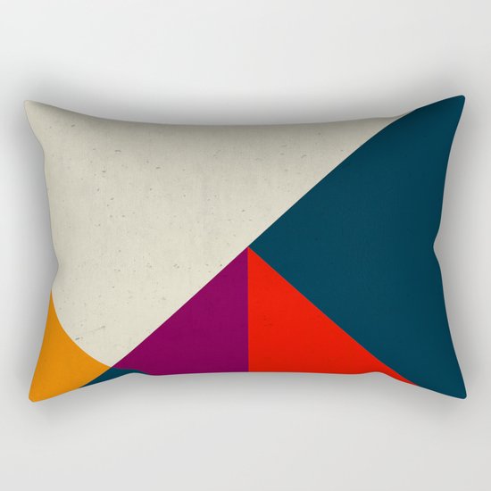 Geometric abstract Rectangular Pillow