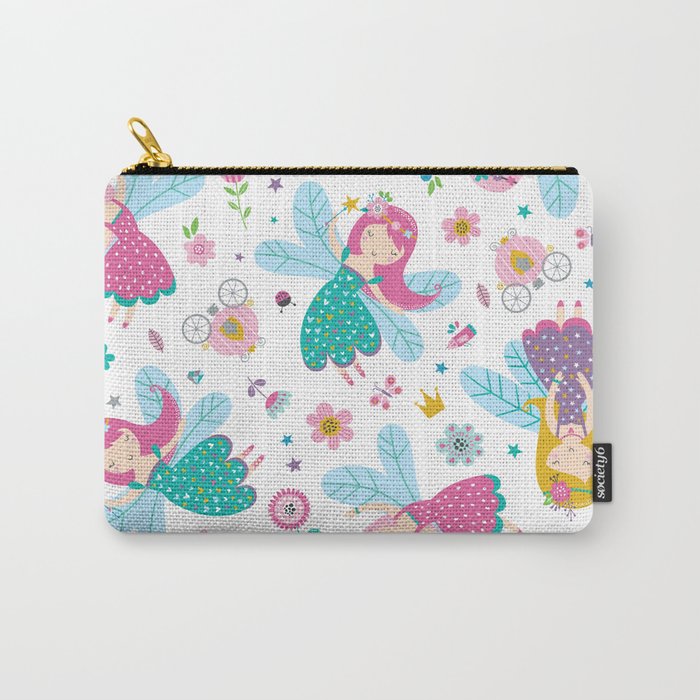 Magical Princess Fairies Carry-All Pouch