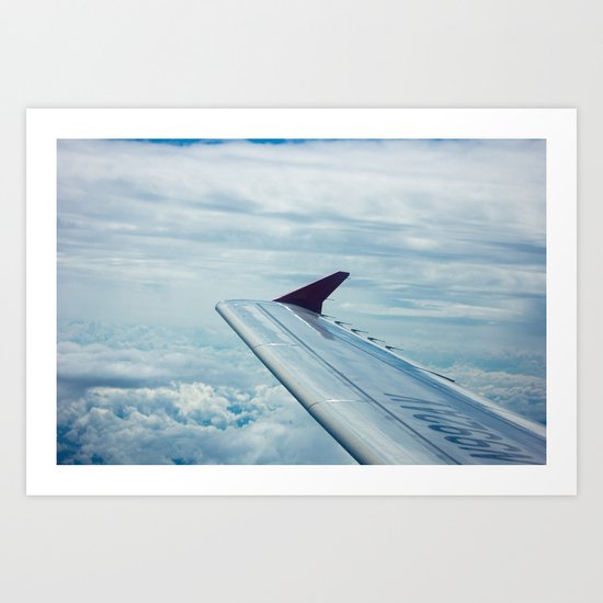 Skying Art Print