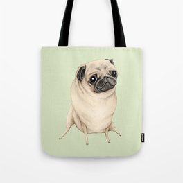 Sweet Fawn Pug Tote Bag