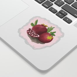 Watercolor pomegranate Sticker