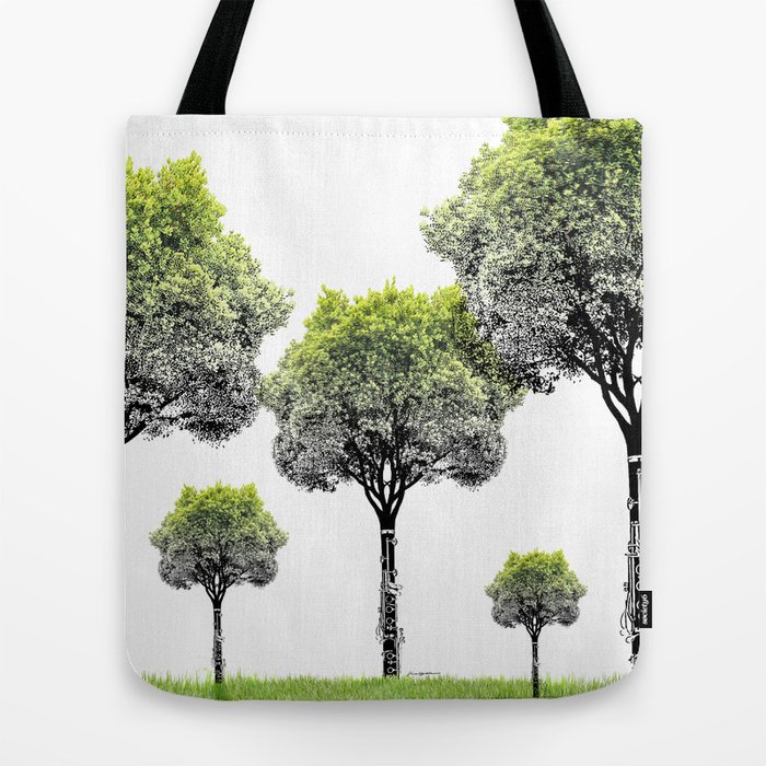 Rooted Sound V (clarinet) Tote Bag