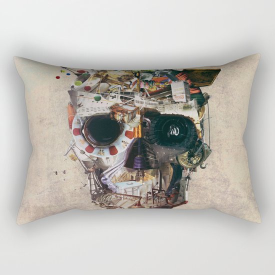 Istanbul Skull 2 Rectangular Pillow