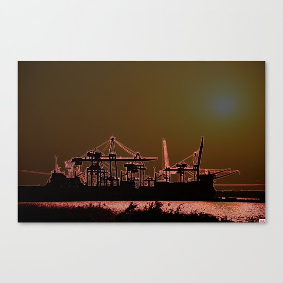 SUNSETSHORE Canvas Print