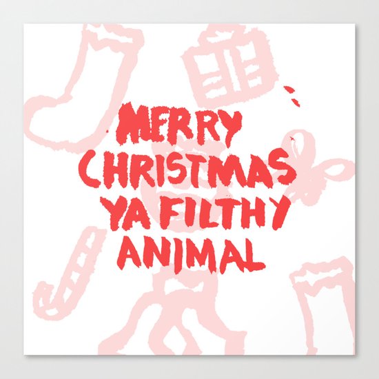 Merry christmas Canvas Print