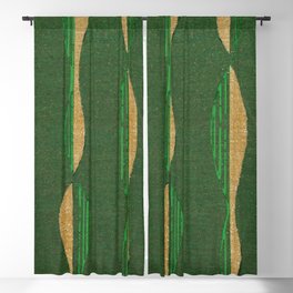 Vintage Japanese Woodblock Textile Pattern Blackout Curtain