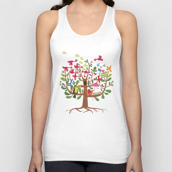 summer tree Unisex Tank Top