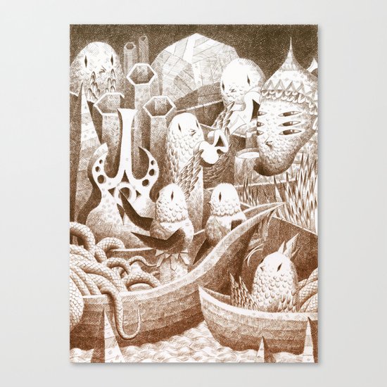 The Bay Canvas Print