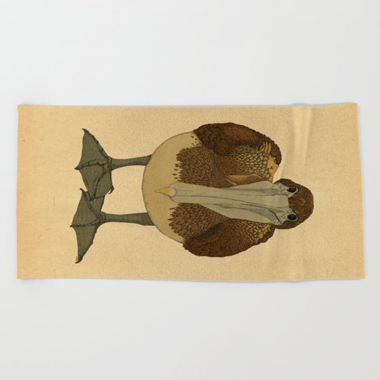 Ploffskin Pluffskin Pelican Jee Beach Towel