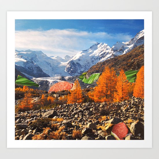 Surreala Alpina 6 Art Print