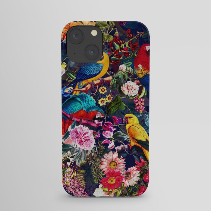 Floral and Birds XLV iPhone Case