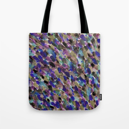 Purple and Olive Tote Bag