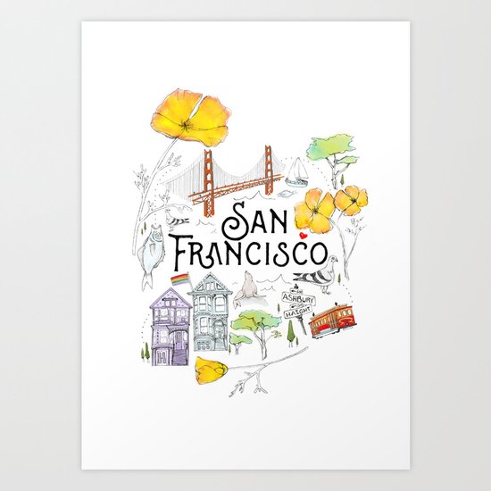 San Francisco Art Print