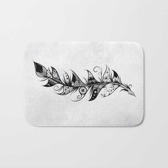 Feather Bath Mat