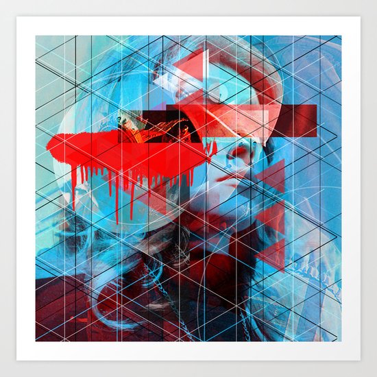 Push the Night Art Print