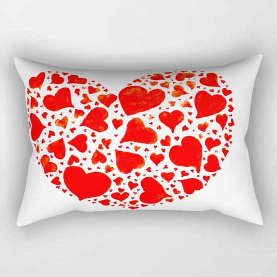 So many hearts Rectangular Pillow