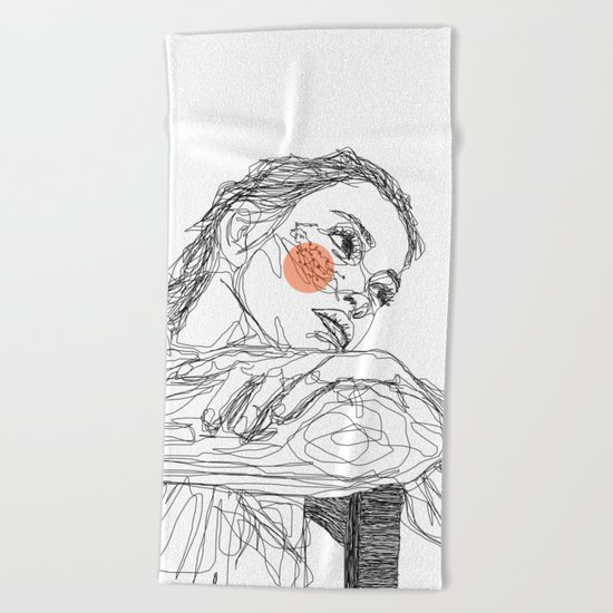 penni Beach Towel