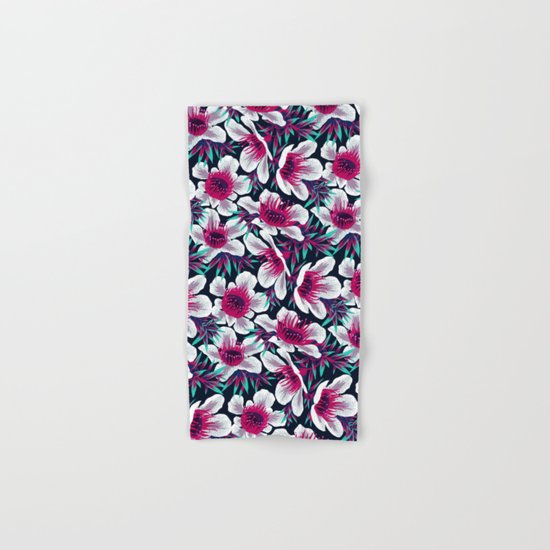 Manuka Floral Print - Light Hand & Bath Towel