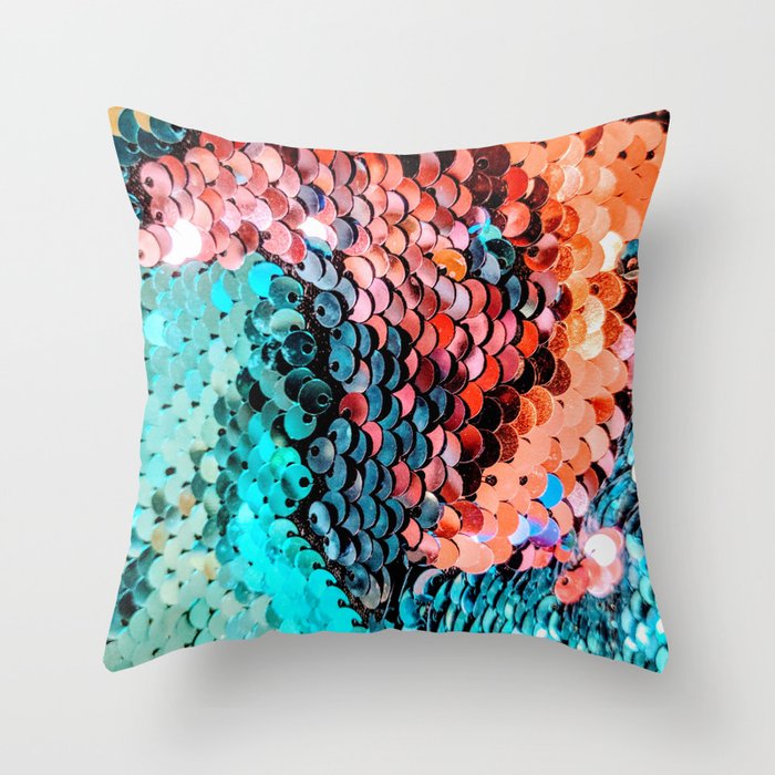 sequins throw pillows